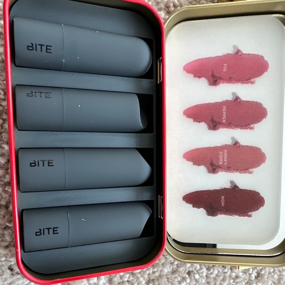 Bite Beauty The Perfect Bite Amuse Bouche Lipstick Set Fig Pepper Honeycomb Nori